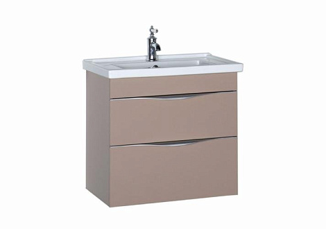 Тумба с раковиной Aquanet Эвора 70 (184004+182323) цв.капучино