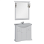 Комплект мебели Aquanet Лагуна 85 (175445) белый (Тумба+раковина+зеркало)