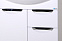 Комплект мебели ASB Mebel Мессина 60 9891K белый (Тумба+раковина+зеркало)