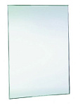 Зеркало Nofer 08051.S антивандальное с рамкой из нержавеющей стали