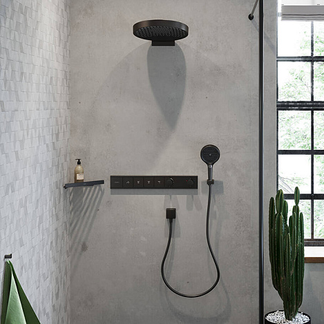 Крючок hansgrohe AddStoris 41742670 матовый черный