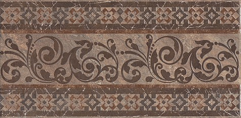 Бордюр для стены Kerama Marazzi Бромли 40,2x19,6 STG\A258\SG1502, Коричневый
