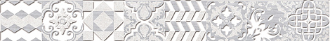 Бордюр для стены Ceramica Classic Bastion сер 40x4.7 05-01-1-46-03-06-454-0, серый