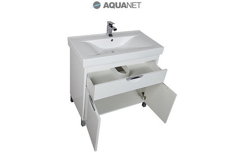 Тумба под раковину Aquanet Гретта 90 (179206) белая