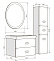 Шкаф-пенал 1Marka Marka One Ovale 30 4604613307783, Белый R