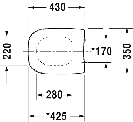 Унитаз подвесной Duravit D-Code 45351900A1 (25350900002+0067310000) с крышкой-сиденьем