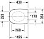 Унитаз подвесной Duravit D-Code 45351900A1 (25350900002+0067310000) с крышкой-сиденьем