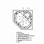 Гидромассаж Акватек Лира пневматическое управление, плоские форсунки
