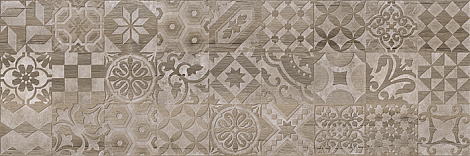 Декор для стены LB-CERAMICS Альбервуд 60x20 1664-0165, коричневый