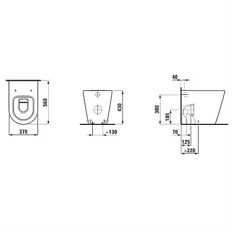 Унитаз Laufen Kartell 8.2333.1.400.000.1