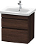 Тумба под раковину Duravit Durastyle DS648005353 темный каштан