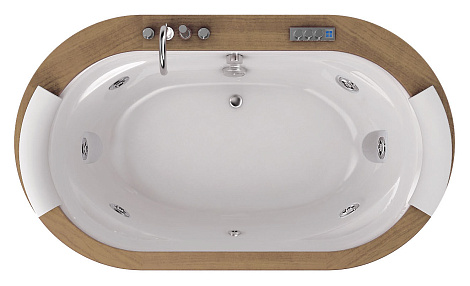 Акриловая ванна Jacuzzi Opalia 190x110 9F43-498A