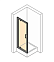 Душевая дверь в нишу Huppe X1 140703.069.322 с покрытием ANTI-PLAQUE