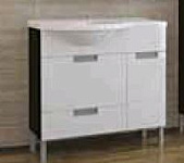 Тумба под раковину Maxpro Левел 90 (SX) LV.01.09L/W 90х33х66 белая