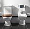 Напольный унитаз Villeroy&Boch Hommage 666210R1 + бачок + сиденье белое/хром