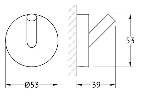 Крючок ARTWELLE Harmonie HAR 001