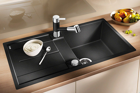 Кухонная мойка Blanco METRA 5 S SILGRANIT PuraDur 513044, антрацит