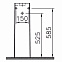 Пьедестал Vitra S50 6936B003-7035