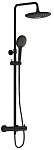 Душевая система Vitra Aquaheat Bliss A4720536EXP черный
