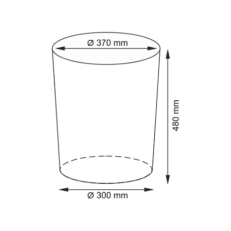 Корзина для белья с крышкой WasserKRAFT Main WB-410-M