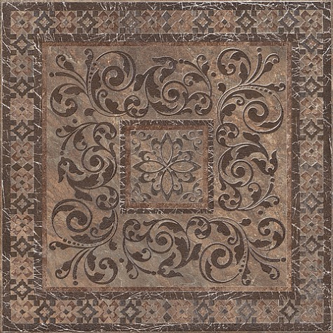 Декор для стены Kerama Marazzi Бромли 40.2x40.2 STG\A257\SG1502, коричневый