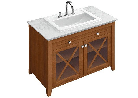 Тумба под раковину Villeroy&Boch Hommage 89791001, орех