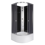 Душевая кабина Niagara Eco 80x80 E80/40/TN/BK черный/серебро