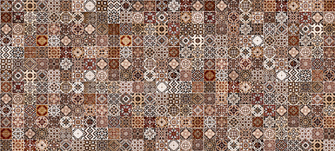 Плитка для стены Cersanit Hammam brown 44x20 HAG111, коричневый