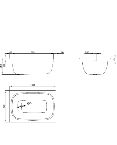 Стальная ванна Bette FORM 175x75 3450-000