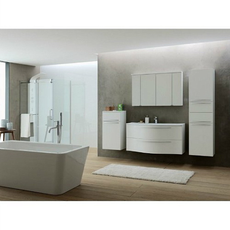 Тумба с раковиной Kolpa Nayra Oun 100 WH белая