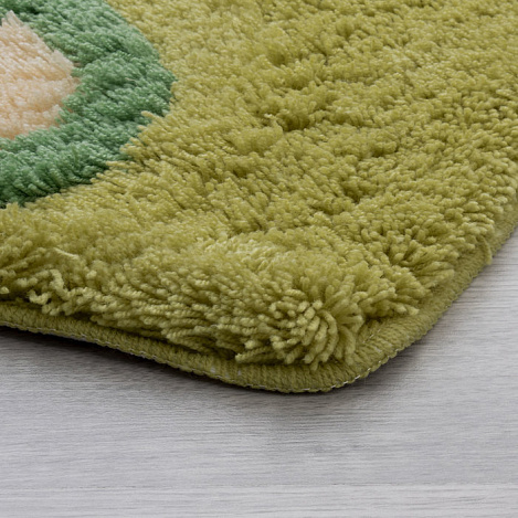 Коврик для ванной комнаты IDDIS Curved Lines Green 402A580I12