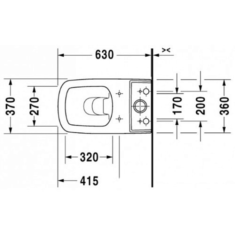 Крышка-сиденье для унитаза Duravit DuraStyle 0063790000