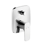 Смеситель для ванны hansgrohe PuraVida, СМ, 15447000 со встроенной защитной комбинацией