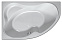 Акриловая ванна Kolpa Lulu 170 R Basis, правая 170x110