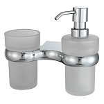 Держатель дозатора и стакана WasserKRAFT Berkel 6889 хром