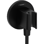 Шланговое подключение hansgrohe Fixfit Porter S 26888670 черный матовый