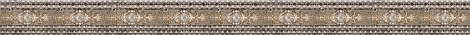 Бордюр для стены LB-CERAMICS Иль Мондо 60x4.5 1506-0021, коричневый