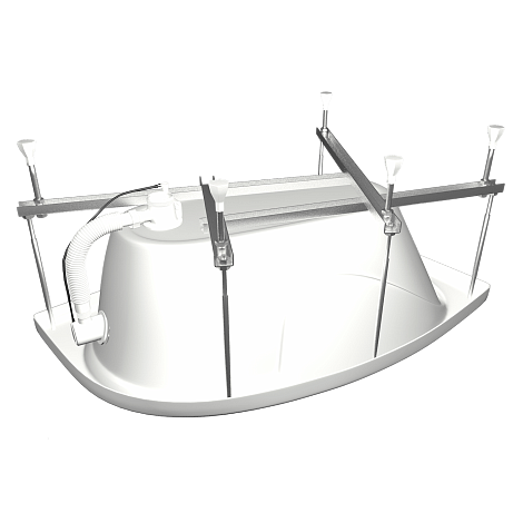 Акриловая ванна Triton Николь 160x100 асимметричная левая