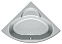 Акриловая ванна Kolpa Royal 140 QUAT 140x140