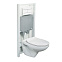 Комплект унитаз Sanitana MUNIQUE 300572mSL01+S80007262500000+S80007262500000 + сиденье+ инсталляцией + клавиша