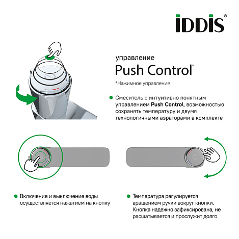 Смеситель для раковины IDDIS Slide SLISBBTi01