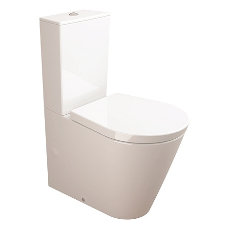 Унитаз компакт Sanitana GLAM S10069323300000+S10069566600000+S80006761800000 + бачок + сиденье