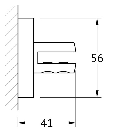 Держатель полки ELU 010 ELLUX Avantgarde AVA 032