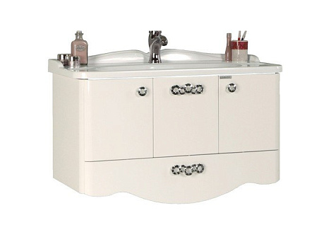 Тумба с раковиной Aquaton Венеция 90 (1A1556K0VN010) белая