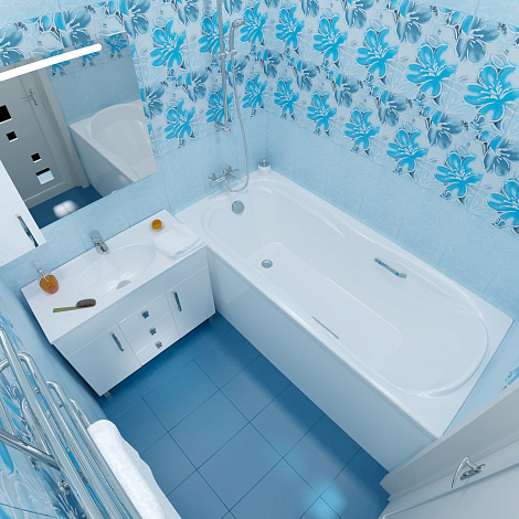 Акриловая ванна Triton Катрин 170x70 прямоугольная