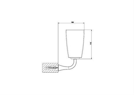 Стакан подвесной Gessi Mimi 33208.031