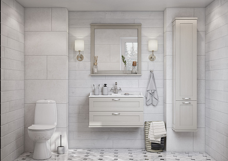 Зеркало Aquaton Леон 80 (1A186402LBPS0) дуб