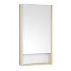 Шкаф зеркальный Aquaton Сканди 1A252002SDB20 45 см белый/дуб верона