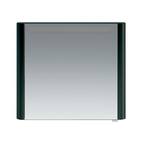Зеркальный шкаф с подсветкой AM.PM Sensation M30MCL0801AG левосторонний, антрацит глянец