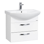 Тумба с раковиной Aquaton Ария 50 М (1A1400K0AA010) белая